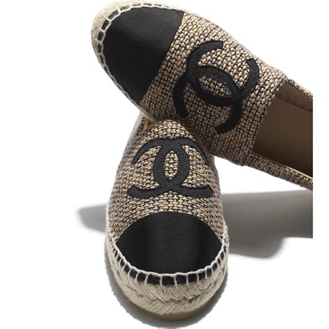 chanel espadrilles - beige|Chanel espadrilles tweed.